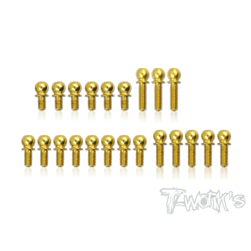 TN-001-T419 Titanium Nitride Ball End set ( For Xray T4'19 )