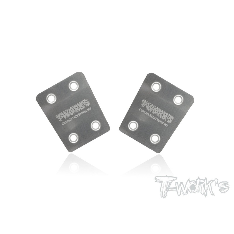 TO-220-M Stainless Steel Rear Chassis Skid Protector ( Mugen MBX-7 /7R ) 2pcs.