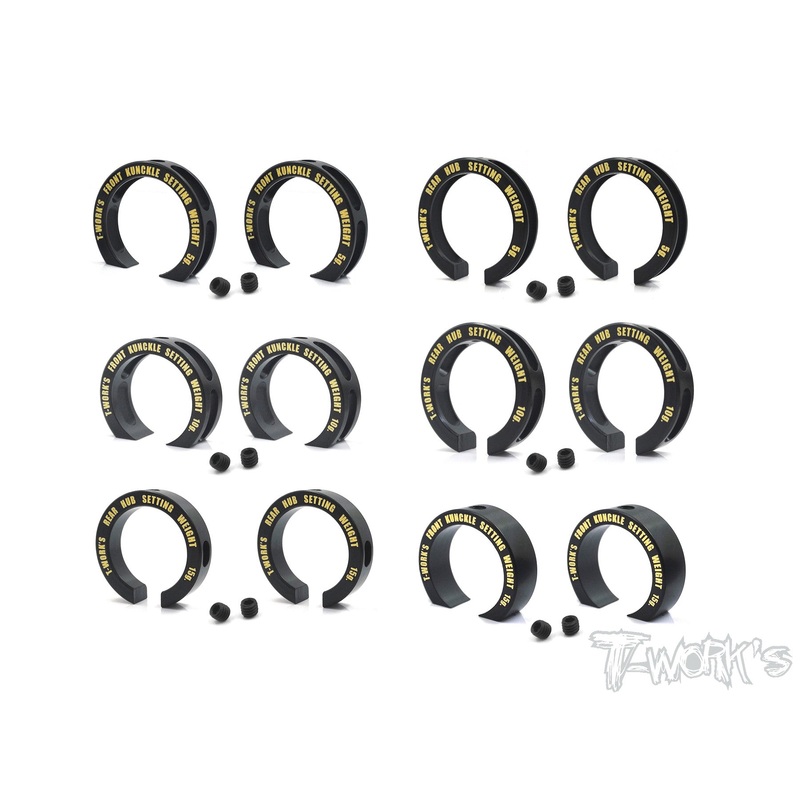 TO-230 Brass F.Kunckle & R. Hub Setting Weight For Kyosho MP9 TKI4