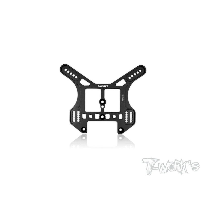 TO-242-K Black Hard Coated 7075-T6 Alum.Rear Shock Tower ( For Kyosho MP9 TKI3/TKI4 /MP9e EVO)