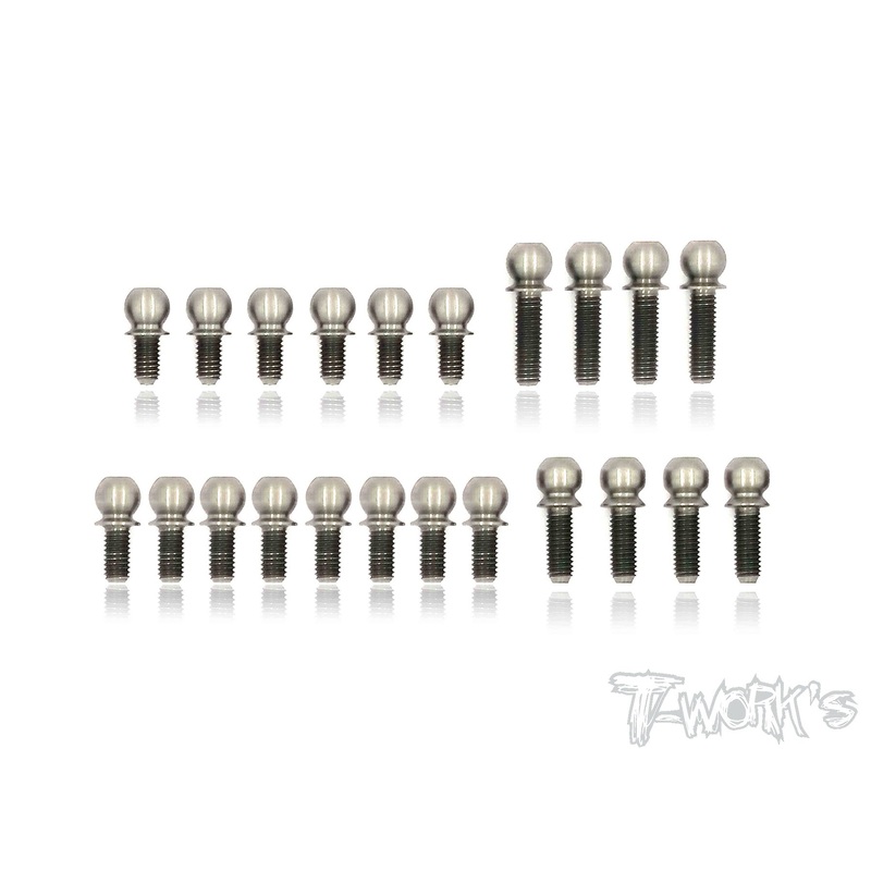 TP-076 64 Titanium 4.9mm Ball End  set ( For Xray T4 2018 )