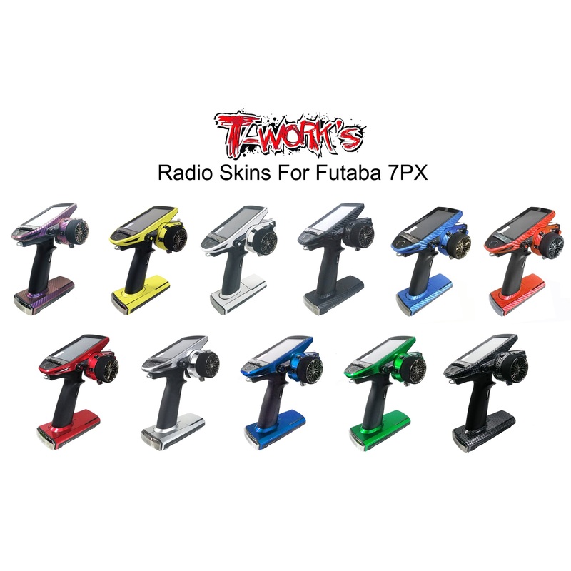 TS-040 3D Colors Graphite Sticker (For Futaba 7PX / 7PXR ) 6Colors