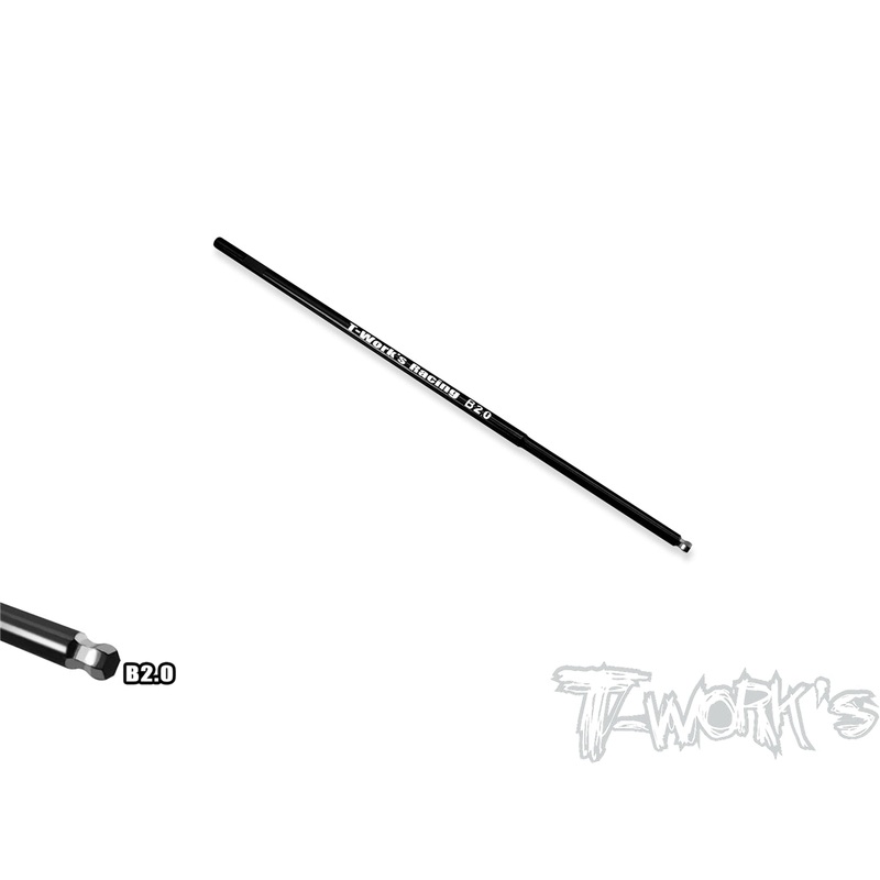 TT-026-B2.0   HSS Hex Ball Wrench Replacement Tip 2.0 x 120mm