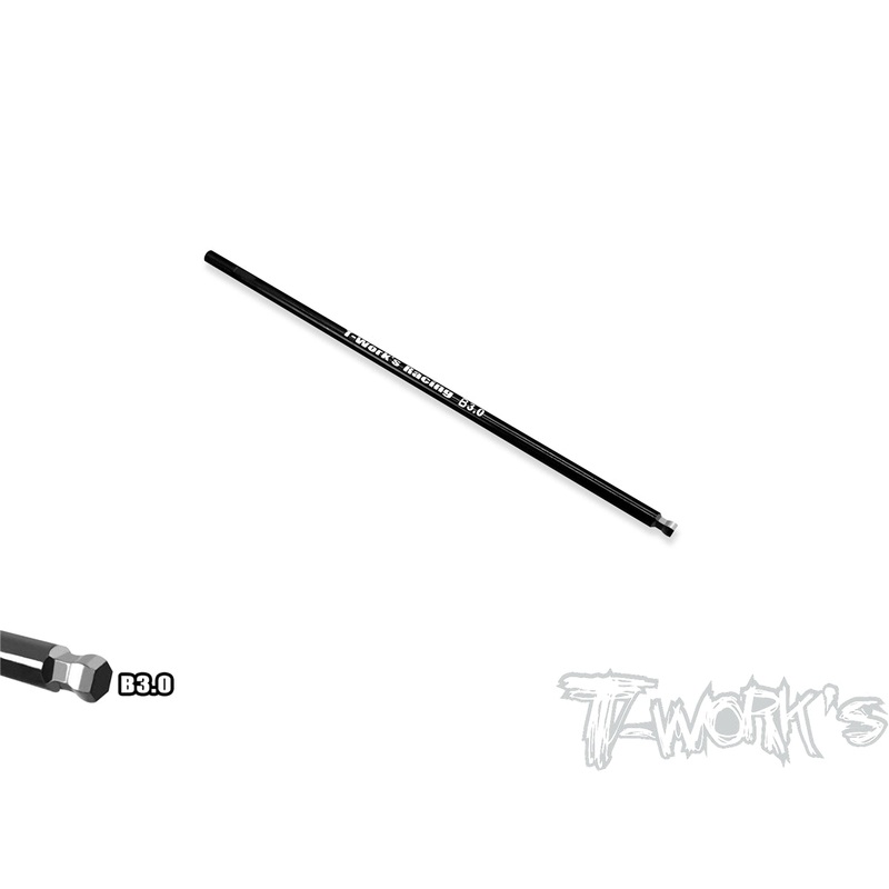 TT-026-B3.0   HSS Hex Ball Wrench Replacement Tip 3.0 x 120mm
