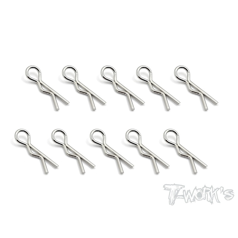 TA-121L Bent Body Clips L  10pcs.