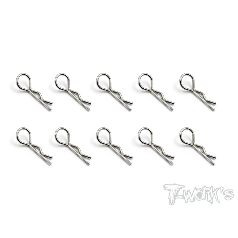 TA-121M Bent Body Clips M  10pcs.