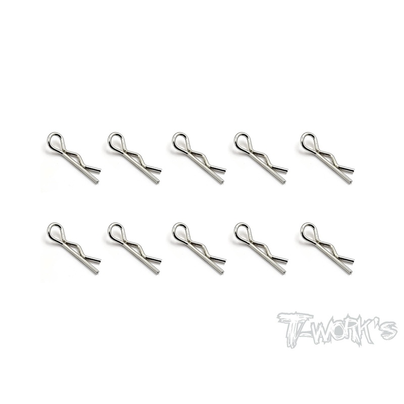 TA-121S Bent Body Clips S  10pcs.