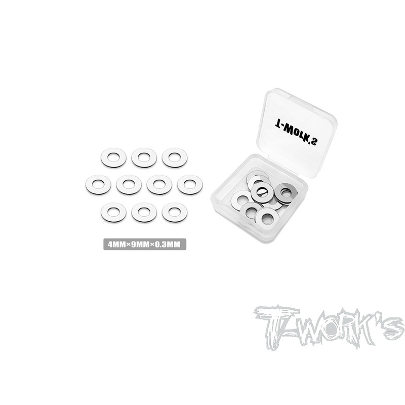 TA-123   4 x 9 Steel shim Washer ( 10pcs. )