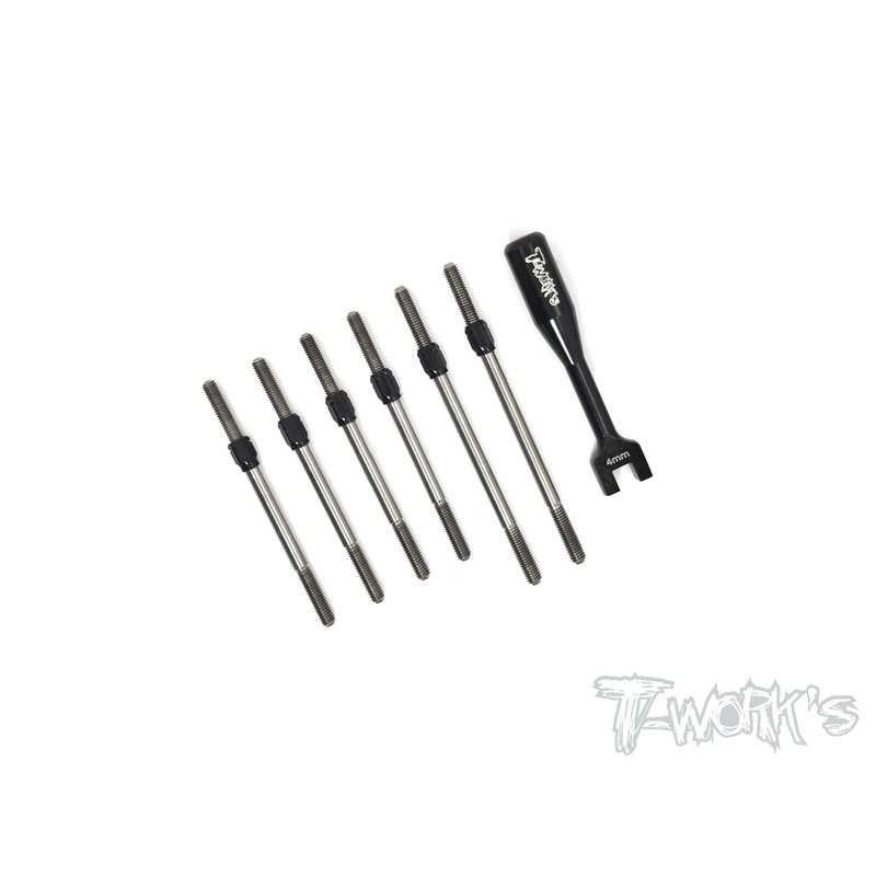 TB-160H Hybrid Titanium Turnbuckle Set ( For Schumacher KC/KD )