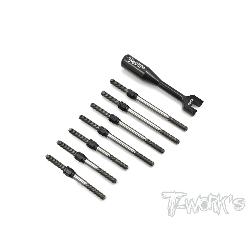 TB-161H Hybrid Titanium Turnbuckle Set  ( For Yokomo YZ-4 SF )