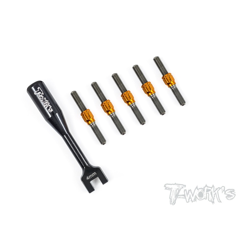TB-165H Hybrid Titanium Turnbuckle Set ( For Serpent Project 4X EVO )