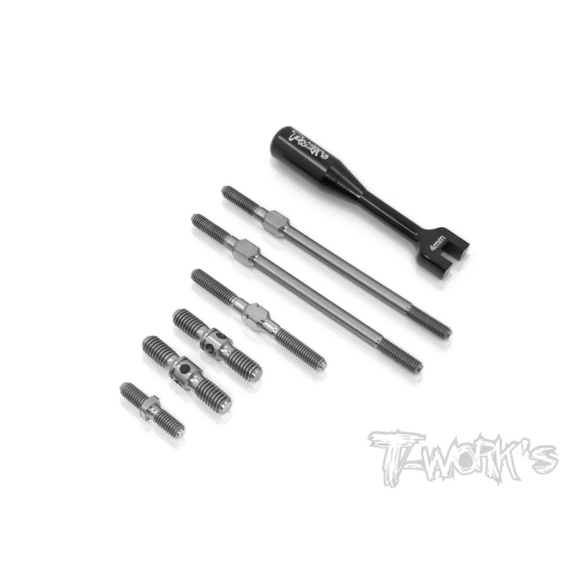 TB-170 64 Titanium Turnbuckle Set For Serpent  988 Viper