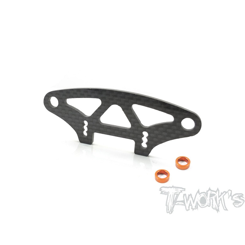 TE-203-T419 Graphite Upper Holder For Bumper ( For Xray T4'19/T4'20)