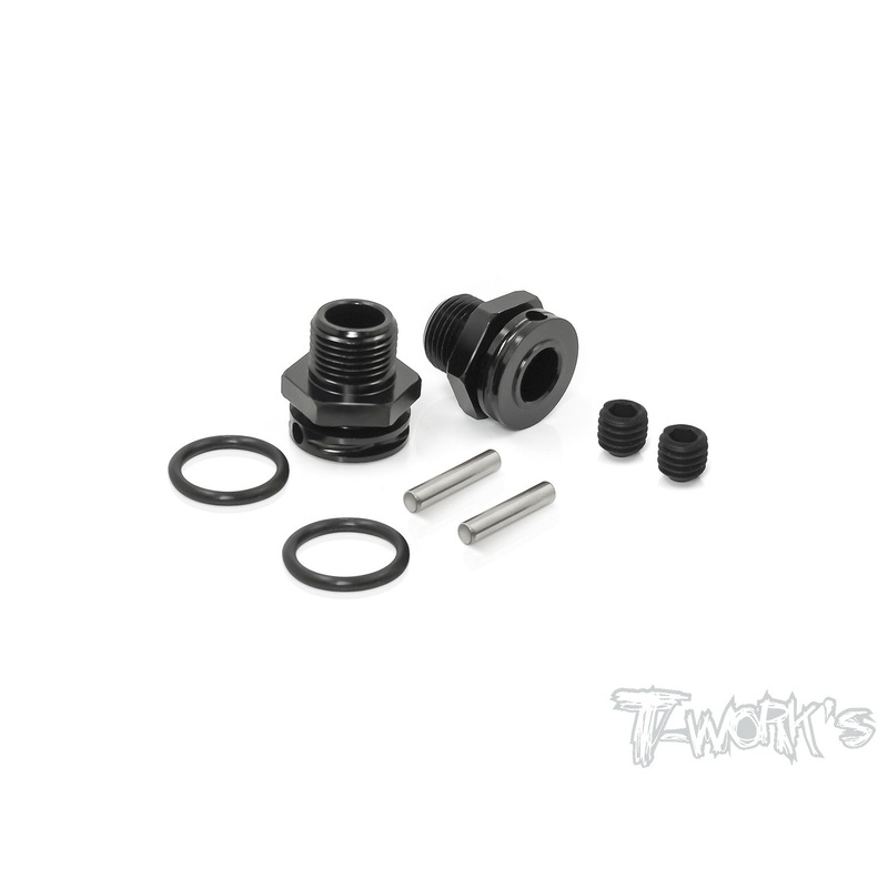 TO-249A-M Dual lock 17mm Truggy Wheel Adapter 9.5mm ( For Mugen  , SWorkz )
