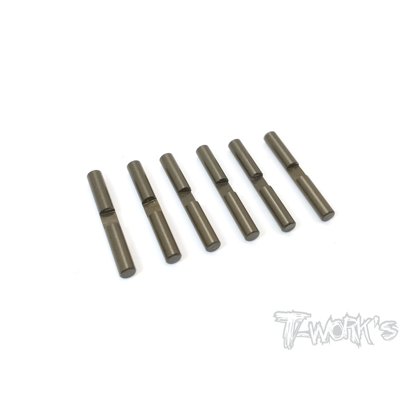 TO-258-RC8 Hard Coated 7075-T6 Alum. Diff Cross Pin  ( For Team Associated RC8 B3.1/B3.2/T3.2/T3.2E /Mugen MBX7/7R / Sworkz )