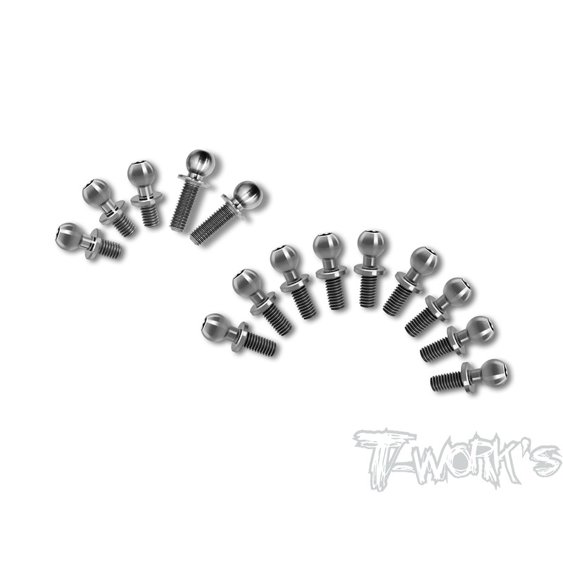 TP-079  64 Titanium Ball End Set  (For Yokomo BD8 2018 '18/US/EU)