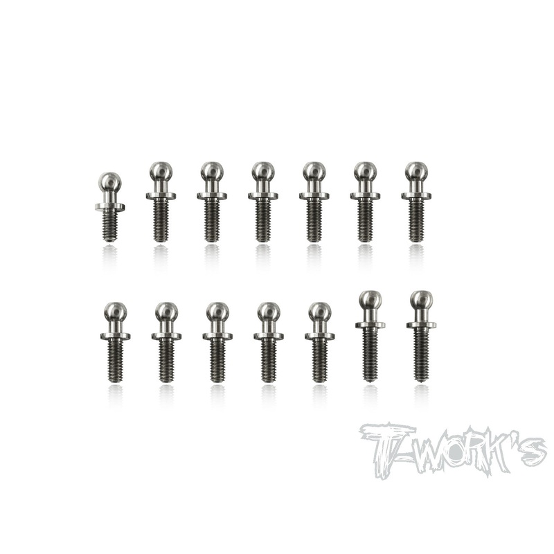 TP-085 64 Titanium Ball End set ( For Yokomo YZ-4 SF )