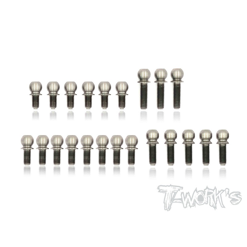 TP-094  64 Titanium 4.9mm Ball End  set ( For Xray T4 2019 )