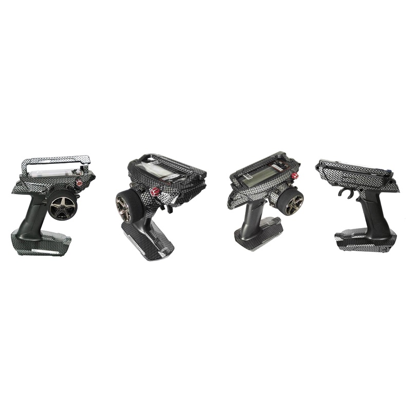 TS-043 Shiny Graphite Sticker (For Sanwa & Airtronics MT44 )