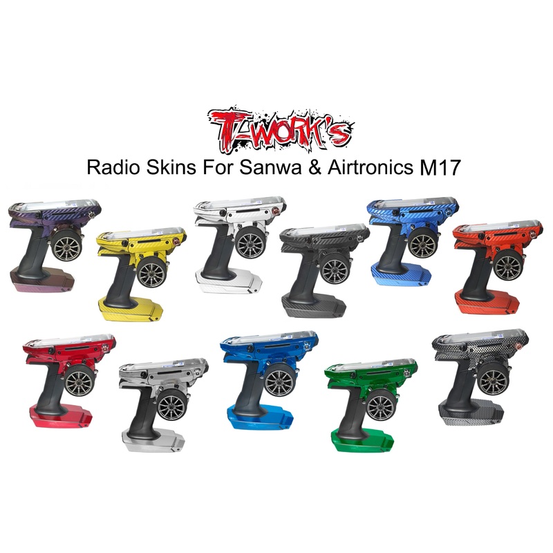 TS-044 3D Color Graphite Sticker  (For Sanwa & Airtronics M17 ) 6 Colors