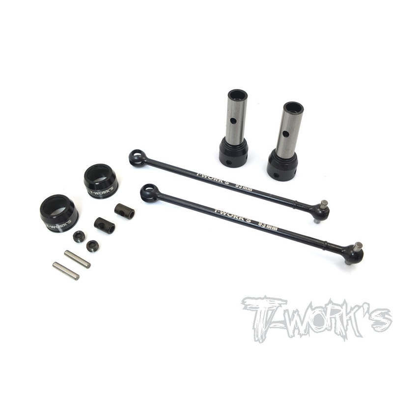 C-MP9-93 Steel CVD Set 93mm ( For Kyosho MP9 TKI4/MP9E EVO/GT3 F. )  2pcs.