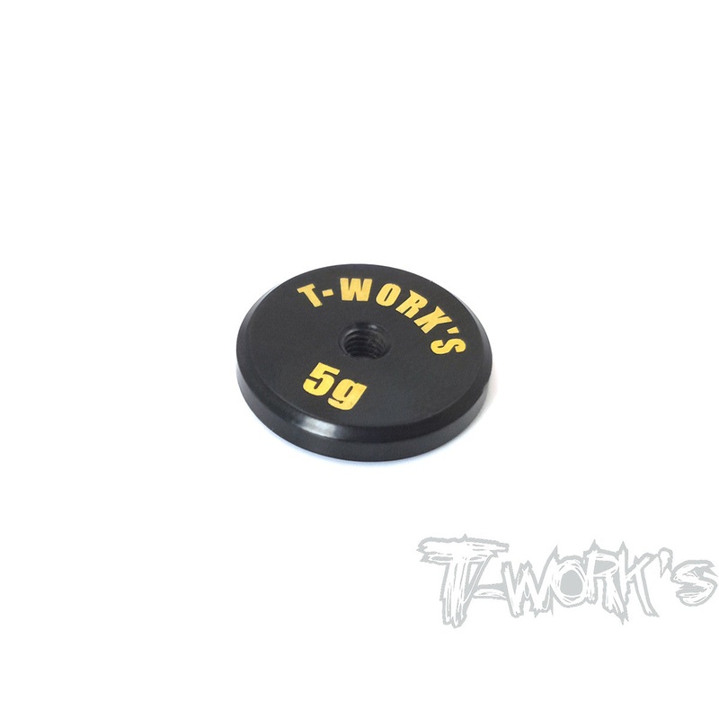 TA-066L Anodized Precision Balancing Brass Weights 5g ( Low C G )