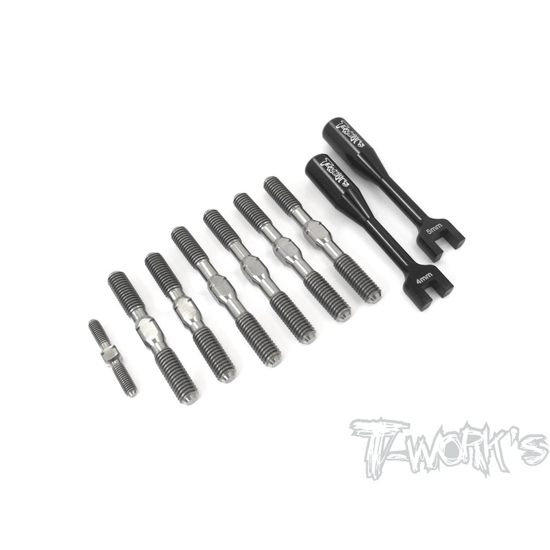 TB-184 64 Titanium Turnbuckle Set ( For Serpent SRX8 GT  )