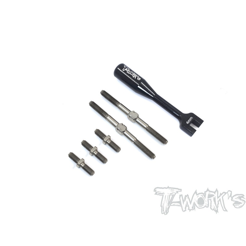 TB-185 64 Titanium Turnbuckle Set ( For ROCHE P12 EVO )