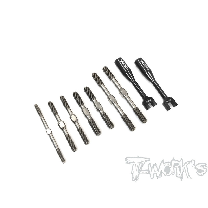 TB-187 64 Titanium Turnbuckle Set ( For AGAMA A319/A319E )