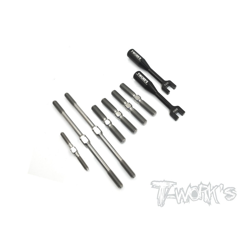 TB-188 64 Titanium Turnbuckle Set ( For Kyosho MP10T )