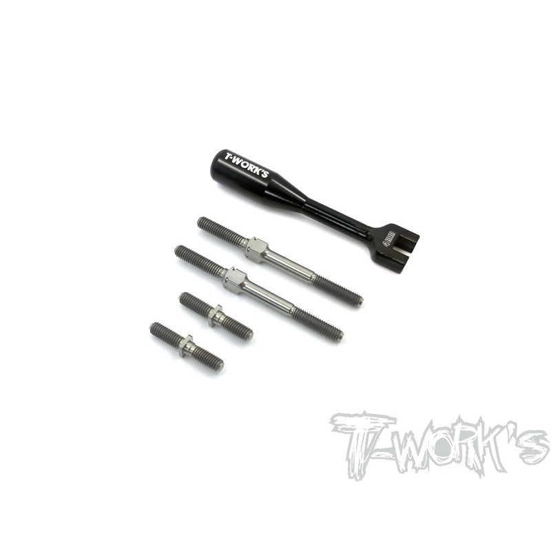 TB-196 64 Titanium Turnbuckle Set ( For Xray X12 2020 EU / X12 2020 US )