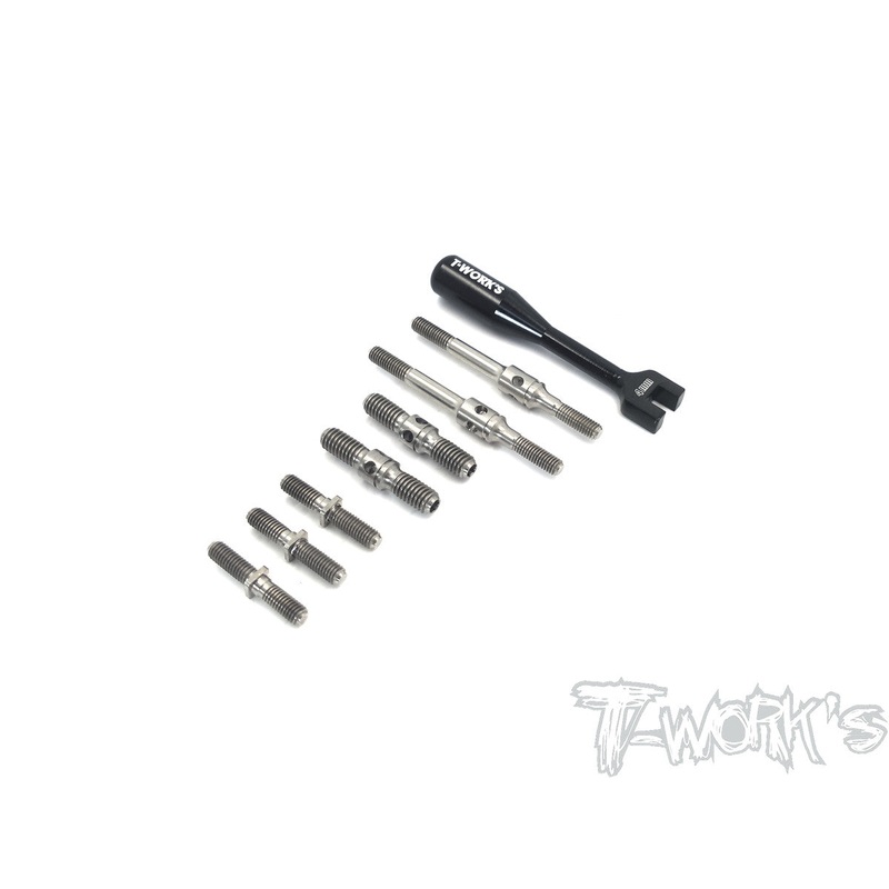 TB-197 64 Titanium Turnbuckle Set ( For Mugen MTX-7 )