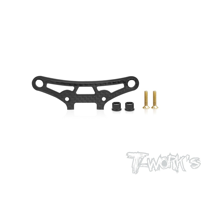 TE-203-BD9  Graphite Upper Holder For Bumper ( For Yokomo BD9