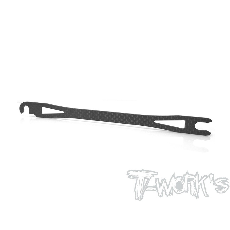 TE-206-BD9 Graphite Battery Strap For Yokomo BD9