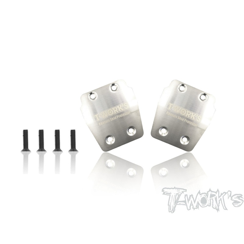 TO-220-A319 Stainless Steel Rear Chassis Skid Protector ( AGAMA A319 ) 2pcs.
