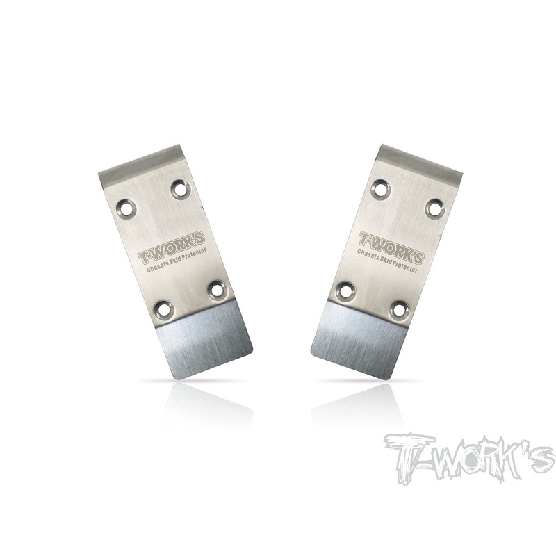 TO-235-410.2Stainless Steel Front Chassis Skid Protector ( Tekno EB410.2 ) 2pcs.