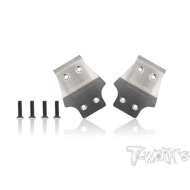 TO-235-A319 Stainless Steel Front Chassis Skid Protector ( AGAMA A319 ) 2pcs.