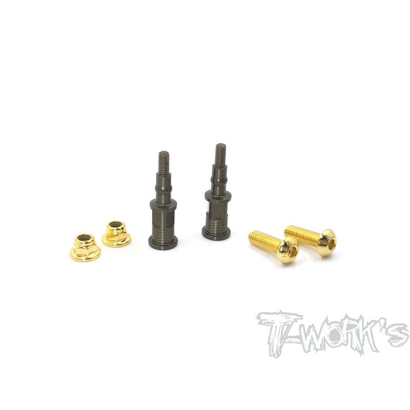 TO-240-T-5Hard Coated 7075-T6 Alum. Shock Standoffs +5mm ( For TENKO NB48 2.0/EB48 2.0 )  2pcs.