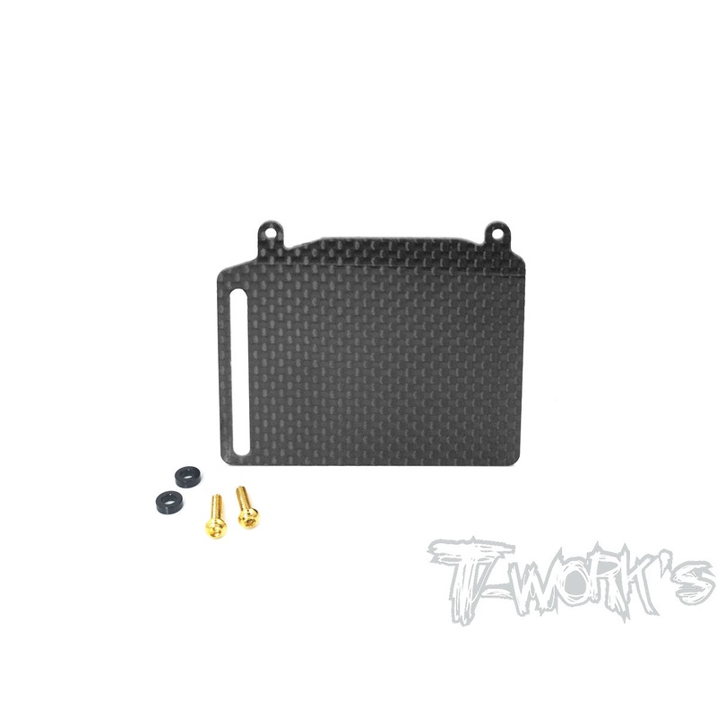TO-255-RC8TGraphite  Fuel Tank Guard ( For Team Associated RC8 T3.1 )