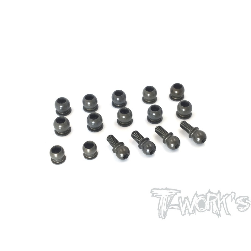 TO-286 7075-T6 Hard Coated Alum. Ball Set ( For Xray NT1 2019 ) 16pcs.