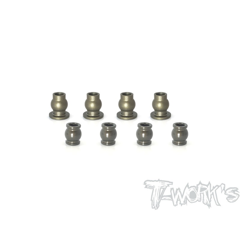 TO-287 7075-T6 Hard Coated Alum. Ball Set ( For Xray XB4 2020 ) 8pcs.