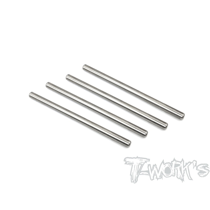 TP-103 64 Titanium Suspension Pin 4x66mm ( For Hong Nor X3GTS'23/ IGT8 ) 4PCS.