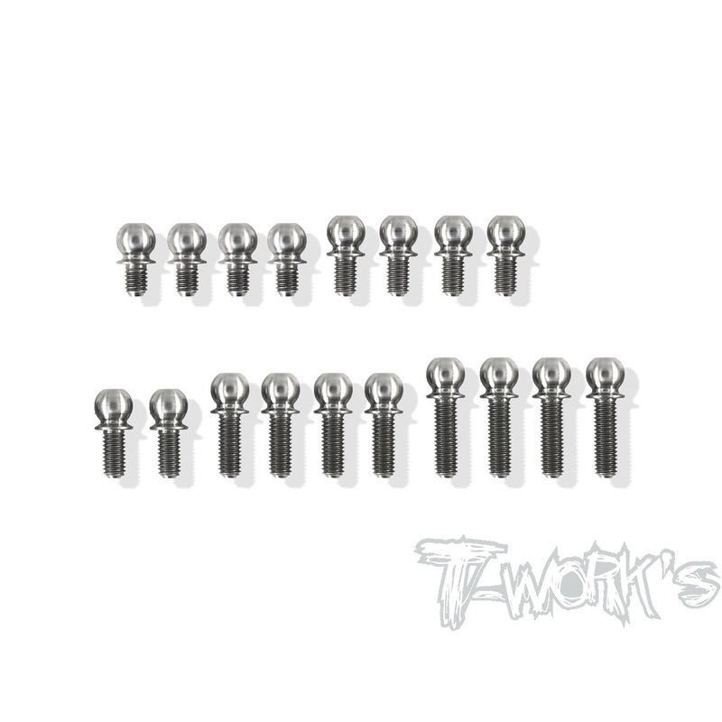 TP-106 64 Titanium 4.9mm Ball End  set ( For Xray T4 2020 )