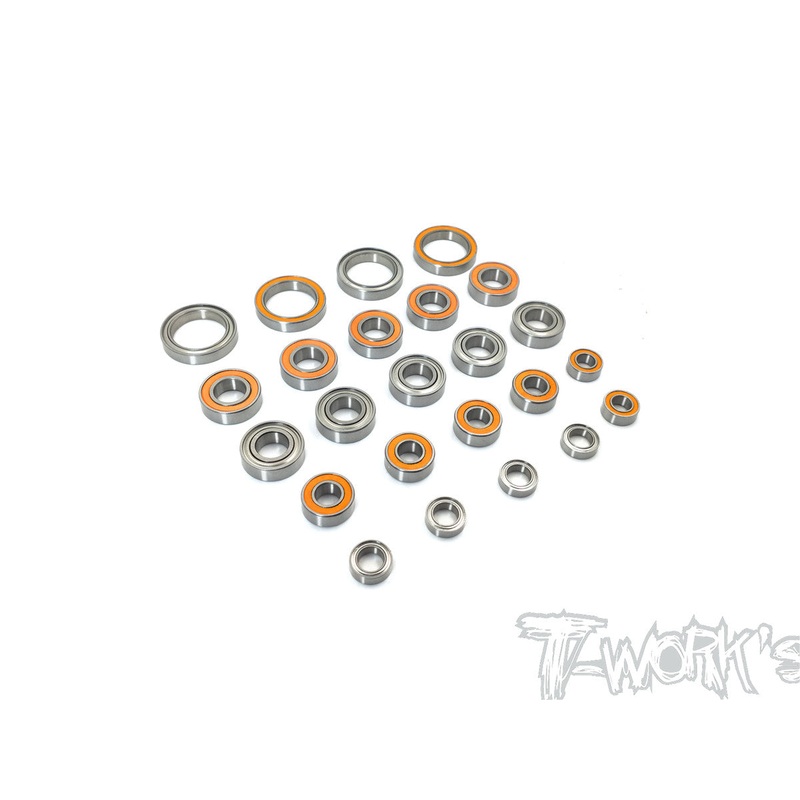 BBS-MBX8 Precision Ball Bearing Set ( For Mugen MBX8/MBX8T/MBX8R/MBX8TR ) 24pcs.