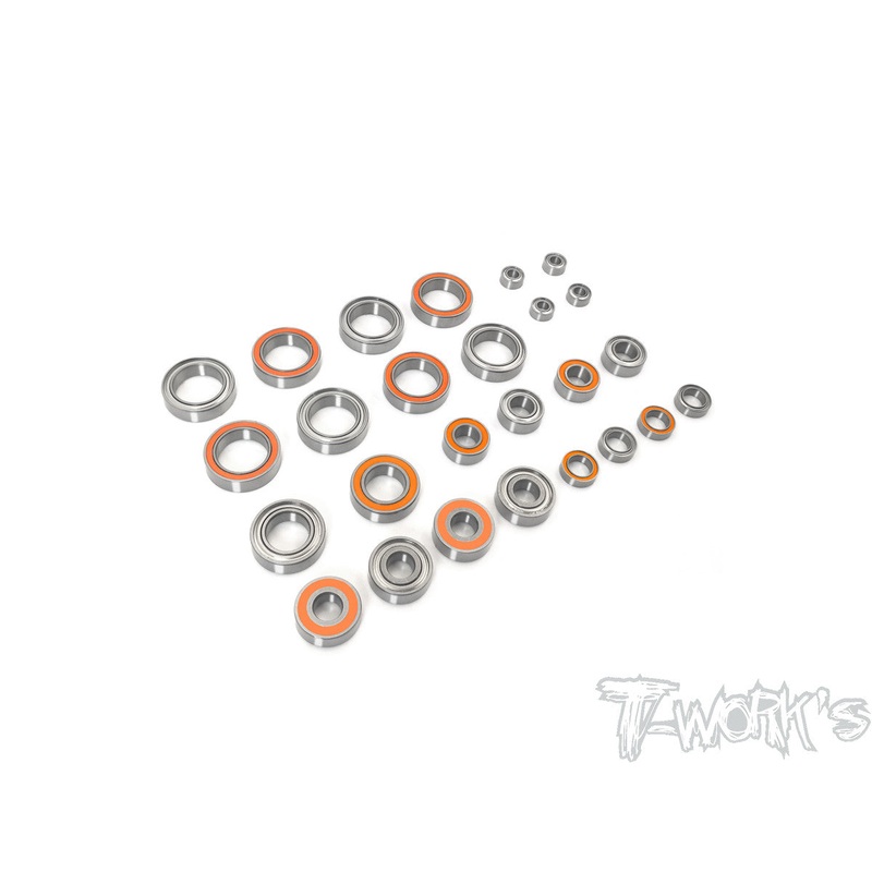 BBS-TLR22X-4Precision Ball Bearing Set ( For TLR 22X-4 ) 26pcs.