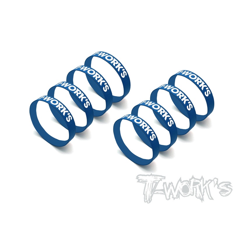 TA-136-A Tire Gluing Band ( 1/8 Buggy ) 8pcs.