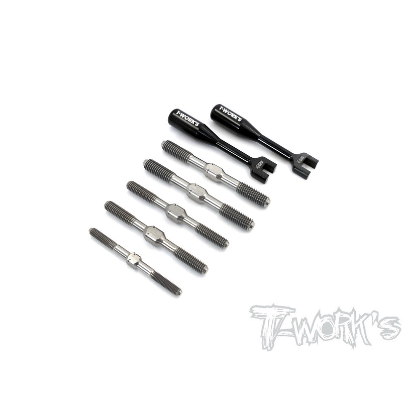 TB-202 64 Titanium Turnbuckle Set ( For Xray XB8E 2020 )