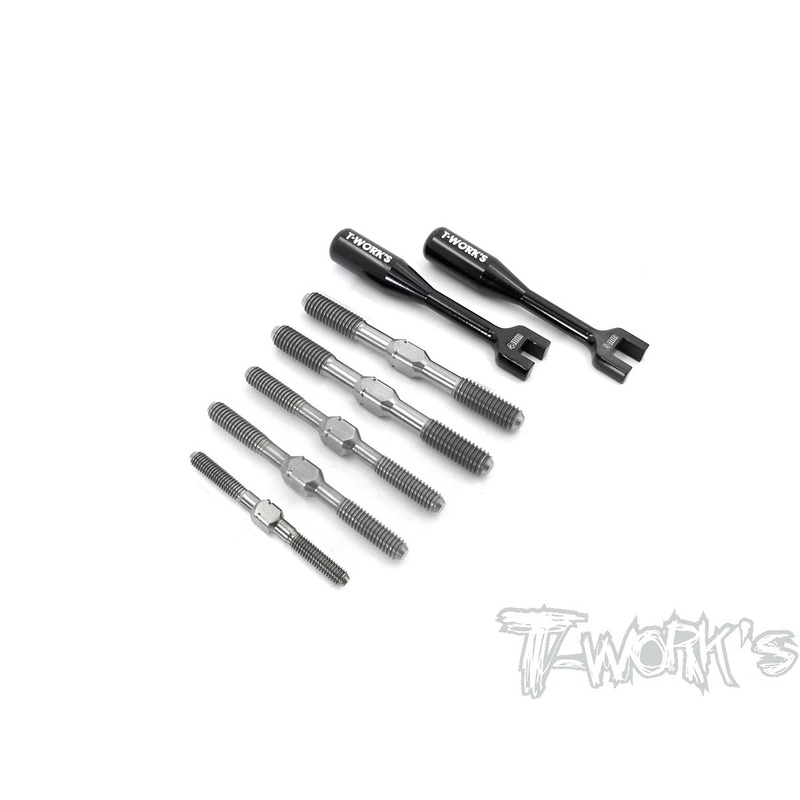 TB-203 64 Titanium Turnbuckle Set ( For Xray XB8 2020 )