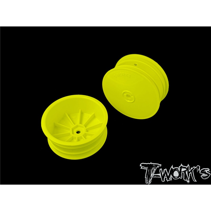 TE-218-B 2.2" 12mm Hex 4WD Front Wheels ( For B64/B74/YZ4-SF )