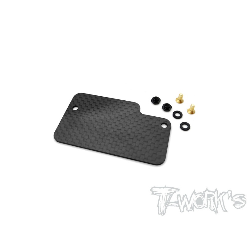 TE-223-TLR Graphite Electronics Mounting Plate ( For TLR 22X-4/TLR 22 Ver.3 )